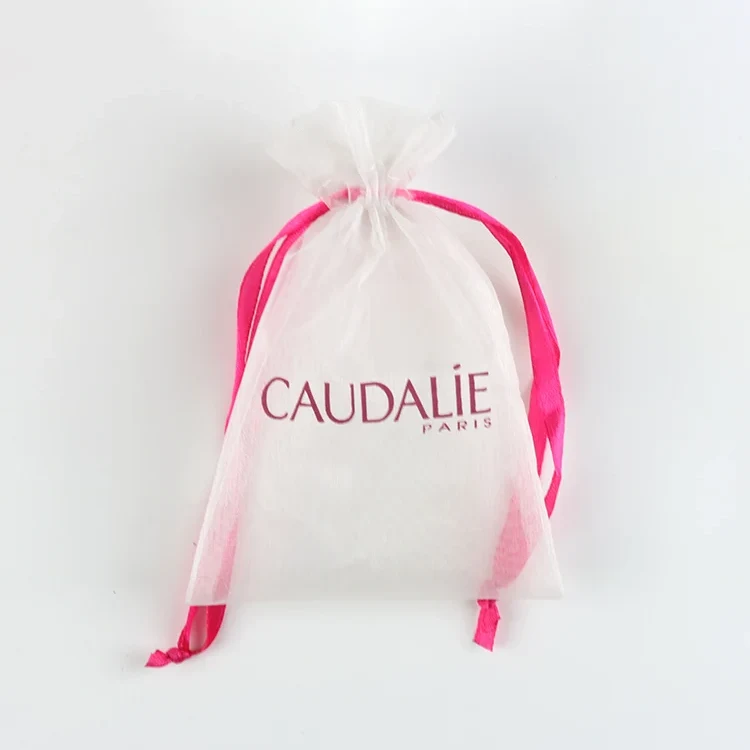 White organza bags